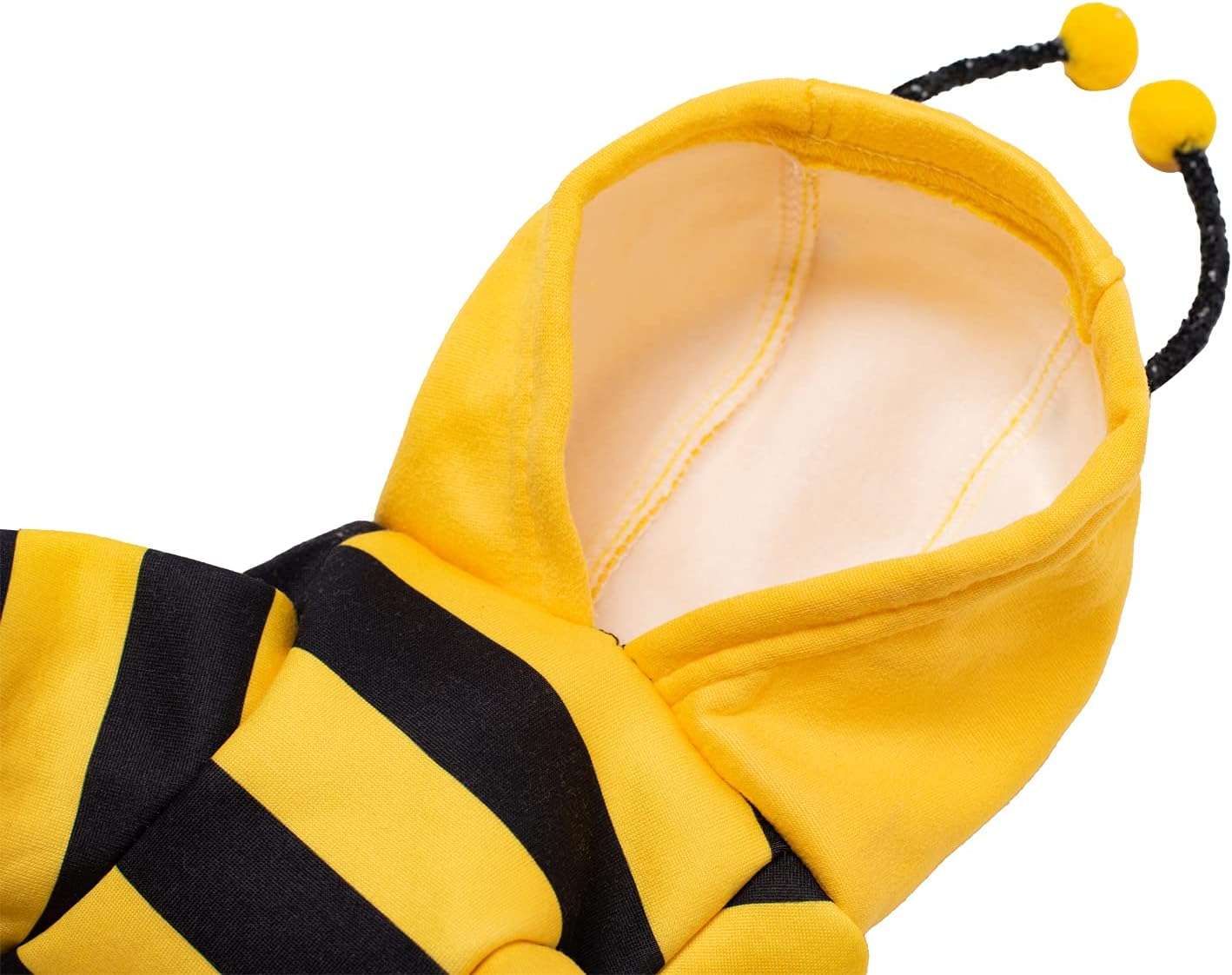 Pet Bee Costume Hooded for Small Dogs and Cats (Meddle) - 4