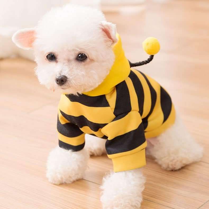 Pet Funny Hoodie Ugly Christmas Sweater Cold Weather Warm Coat for Puppy Small Dog Halloween Party Costume Cute Hoodie - 2