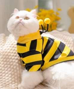 Pet Funny Hoodie Ugly Christmas Sweater Cold Weather Warm Coat for Puppy Small Dog Halloween Party Costume Cute Hoodie - 4