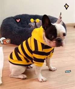 Pet Funny Hoodie Ugly Christmas Sweater Cold Weather Warm Coat for Puppy Small Dog Halloween Party Costume Cute Hoodie - 5