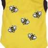 Petitebella Group of Little Bees Puppy Dog Shirt (Yellow-Black, Small)