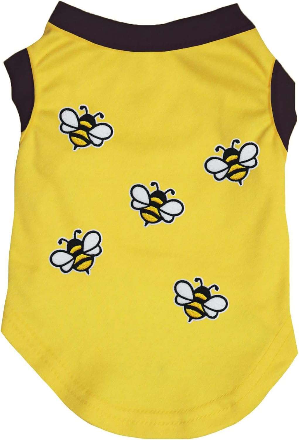 Petitebella Group of Little Bees Puppy Dog Shirt (Yellow-Black, Small)