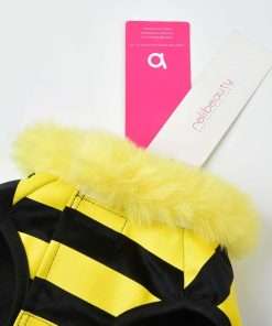 Relibeauty Dog Bee Costume, Cute Cat Bumblebee Dress with Headband and Wings for Halloween Themed Party, Yellow, XS - 3