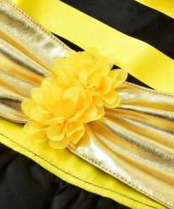 Relibeauty Dog Bee Costume, Cute Cat Bumblebee Dress with Headband and Wings for Halloween Themed Party, Yellow, XS - 4