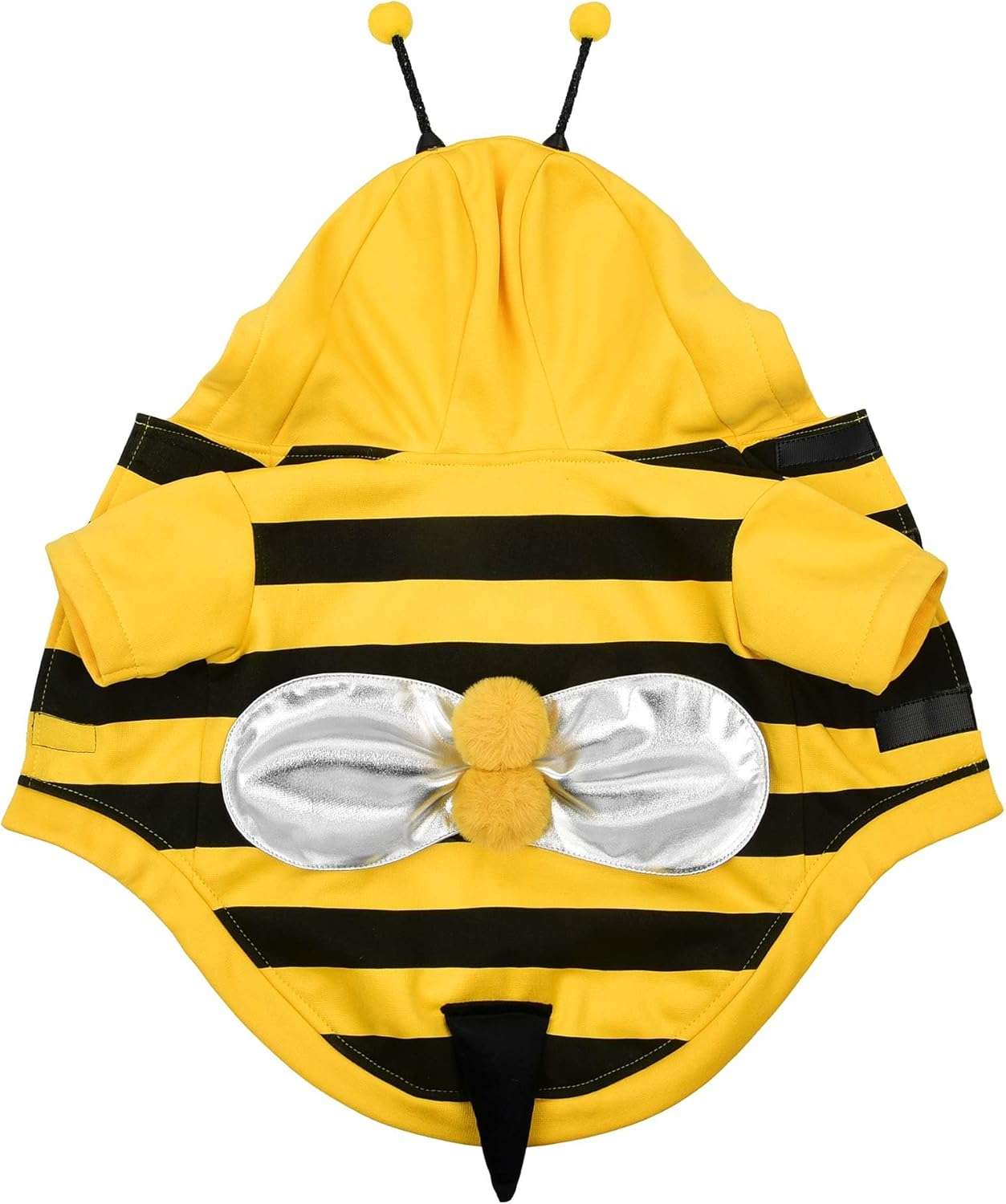 Relibeauty Dog Bee Costume, Cute Cat Bumblebee Outfit with Cap and Wings for Halloween Themed Party, Yellow, XS - 7