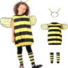 Bee Costume Kit - Women & Kid Bee Costume with Head Piece and Wings for Halloween - 1