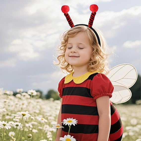 15pcs Party Bee Tentacle Headwear Cute Been Hair Bands for Girls,Party Bee Decoration Headbands - 4