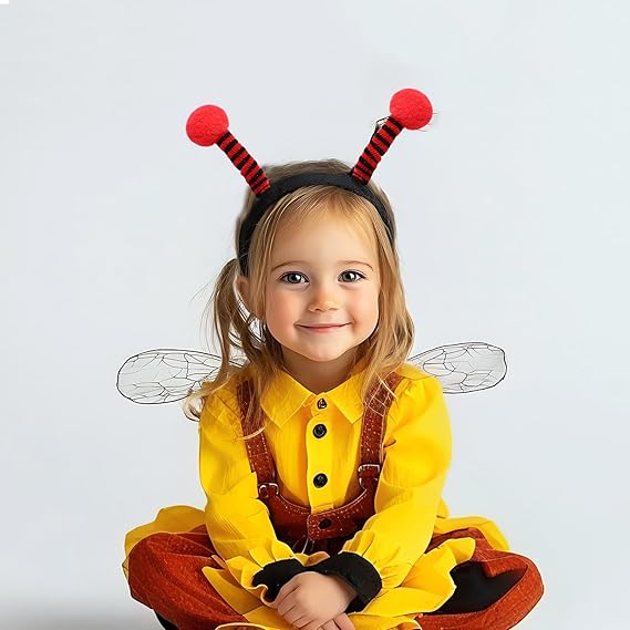 15pcs Party Bee Tentacle Headwear Cute Been Hair Bands for Girls,Party Bee Decoration Headbands - 7