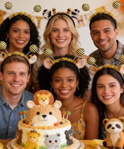 Bee Tentacle Headbands 2PCS Bee Antenna Ball Headbands Yellow Bee Hair Bands for Halloween Birthday Party Supplies - 4