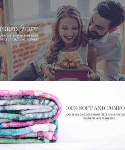 Bee Blanket for Women Kids Soft Flannel Throw Blanket Cute Bee Gifts for Mother's Day Birthday Christmas Holidays(50x60 Inch) - 4