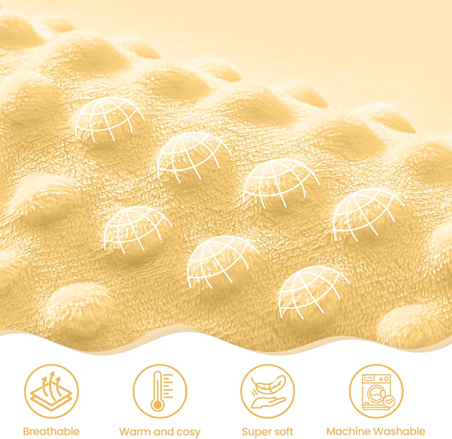 Bee Kid Blankets for Girls - 30 x 40 Soft Minky Blanket with Double Layer Dotted Backing - Gifts for Girl on Birthday Christmas - 4