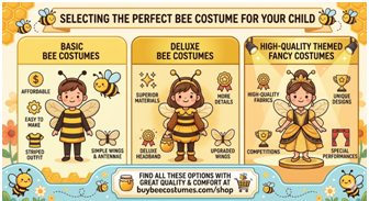 Bee Themed Costumes for Kids School Events