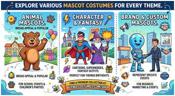 Best Mascot Costumes for Themed Parties, Best Mascot Costumes for Themed Parties – Complete Guide