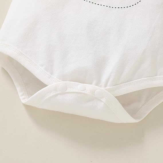 HAPPYMA Baby Girls One 1st Birthday Outfit Bee Sunflower Romper Tulle Tutu Skirt Sequin Bow Party Clothes Set - Image 3