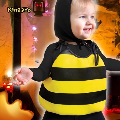Kangaroo Bumble Bee Halloween Costume for Women and Toddlers - Funny Bumblebee Outfit for Halloween Cosplay Dress up Apparel - Image 2