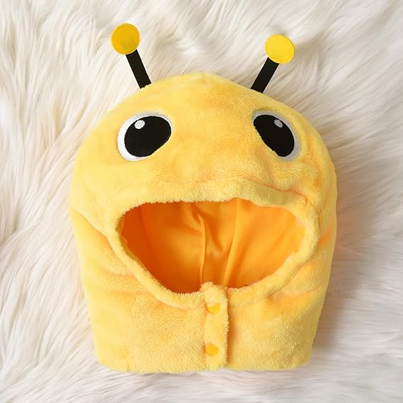 Kuriozud Cute Fuzzy Animal Costume for Baby Girl Boy Halloween Costume Romper with Hat and Leg Warmer 4pcs Cosplay Outfit - Image 6