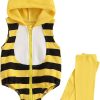Madjtlqy Baby Halloween Costumes Outfit Toddler Girl Boy Clothes Hooded Romper Jumpsuit With Long Socks - 1