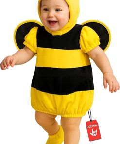 Morph Baby Bumble Bee Costume Toddler Baby Bee Costume Unisex Infant Bumblebee Halloween Costumes for Kids - 1