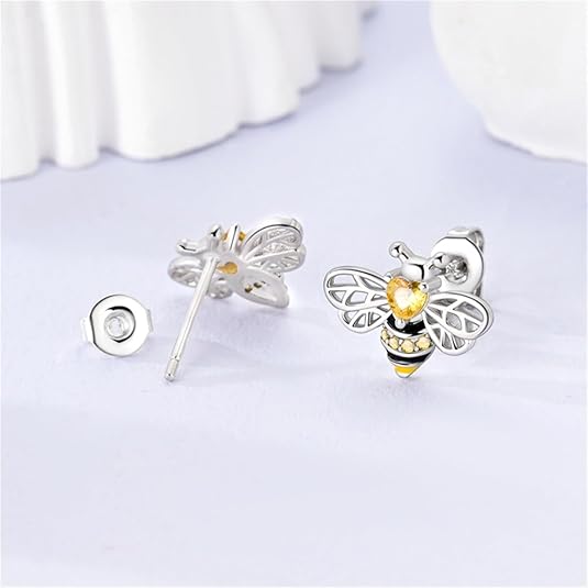 925 Sterling Silver Stud Earrings Hypoallergenic Cat Bow Dachshund Butterfly Cute Flatback Earrings for Women Jewelry Gifts - Image 4