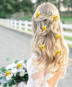 Alternative view of 10 Pcs Bee Hair Clips Women Bangs Alligator Clips Spring Themed Birthday Decoration Accessories Animal Daily Hairpins Bobby Pins