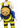 Adult Inflatable Bee Costume Funny Blow Up Insects Outfit for Halloween and Cosplay Party - 1