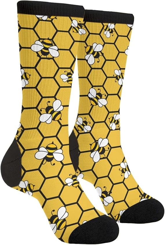 Funny Novelty Socks Casual Athletic Crazy Cute Crew Socks For Women Men - 1
