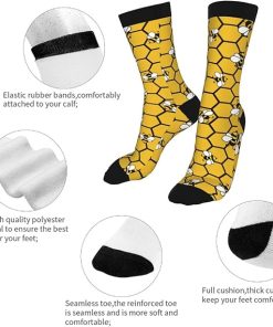 Alternative view of Funny Novelty Socks Casual Athletic Crazy Cute Crew Socks For Women Men