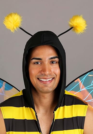 Men's Sexy Bee Costume | Adult Bumblebee Outfit for Halloween, Parties, Cosplay, and Dress-Up - Image 3