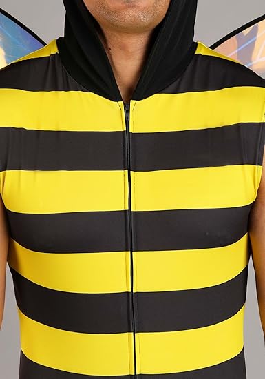 Men's Sexy Bee Costume | Adult Bumblebee Outfit for Halloween, Parties, Cosplay, and Dress-Up - Image 2