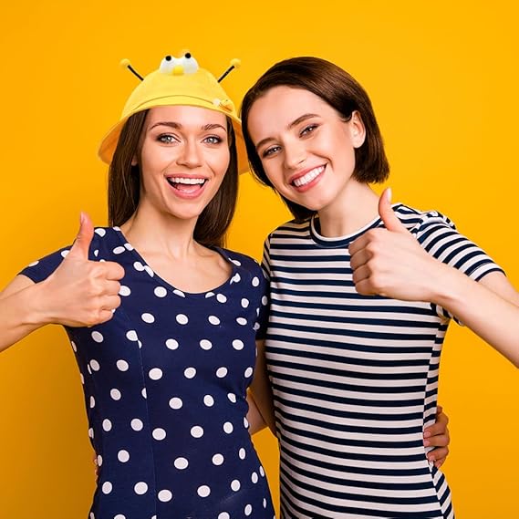 Propeller Hat,Bees Hats,Summer Bucket Hat, Sun Hat Funny hat for Adult and Anyone Dress Up Costume & Party Hats - Image 3