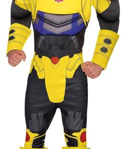 Spirit Halloween Transformers Adult Bumblebee Muscle Suit Costume - Officially Licensed - Autobots Costume - 1