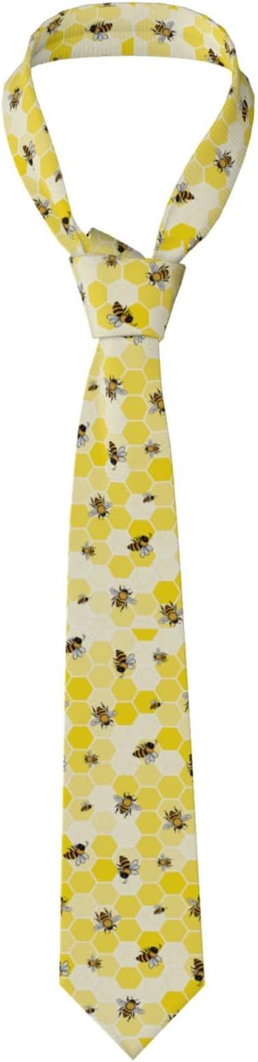 Sunflower Neckties For Men Print Tie Novelty Neck Ties For Business Work Casual Wedding Party - Image 4