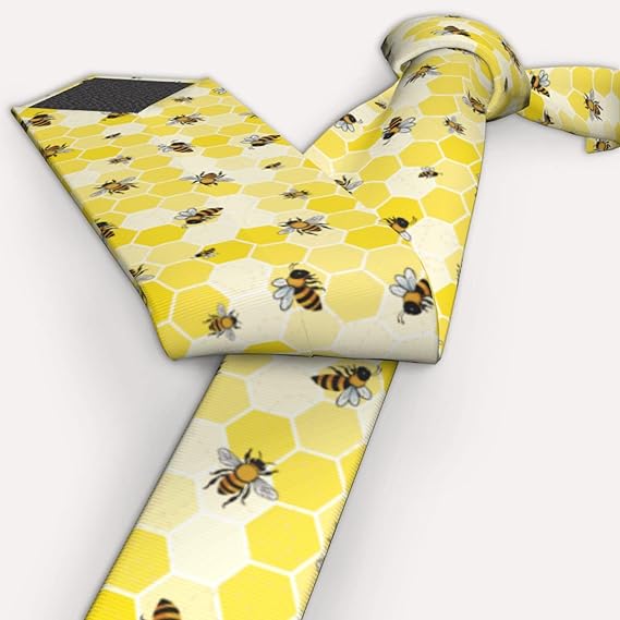 Sunflower Neckties For Men Print Tie Novelty Neck Ties For Business Work Casual Wedding Party - Image 3