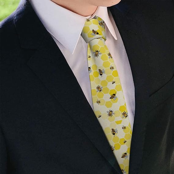 Sunflower Neckties For Men Print Tie Novelty Neck Ties For Business Work Casual Wedding Party - Image 2