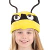 elope Bumblebee Soft Costume Hat for Kids - Foam-Backed Velour with Sculpted Eyes and Stinger - 1