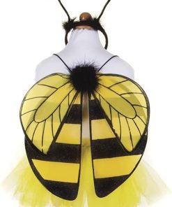 Great Pretenders Kids Costume Glitter Bumble Bee Tutu, Wing & Headband Set, Yellow, 4-6 - 1