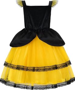 Alternative view of ReliBeauty Bumble Bee Costume Kids Bee Costume Toddler Fancy Dress with Bee Wings Halloween Party