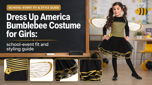 Dress Up America Bumblebee Costume for Girls fit and comfort guide