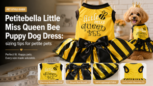 Petitebella Little Miss Queen Bee Puppy Dog Dress fit and comfort guide