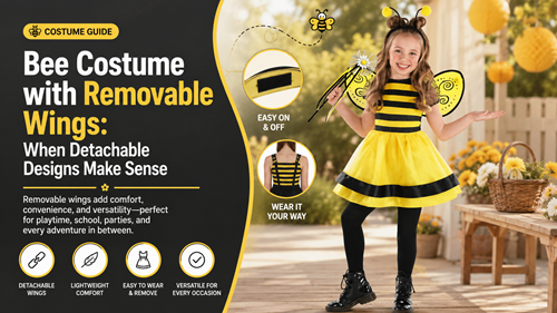 bee costume with removable wings fit and buying guide