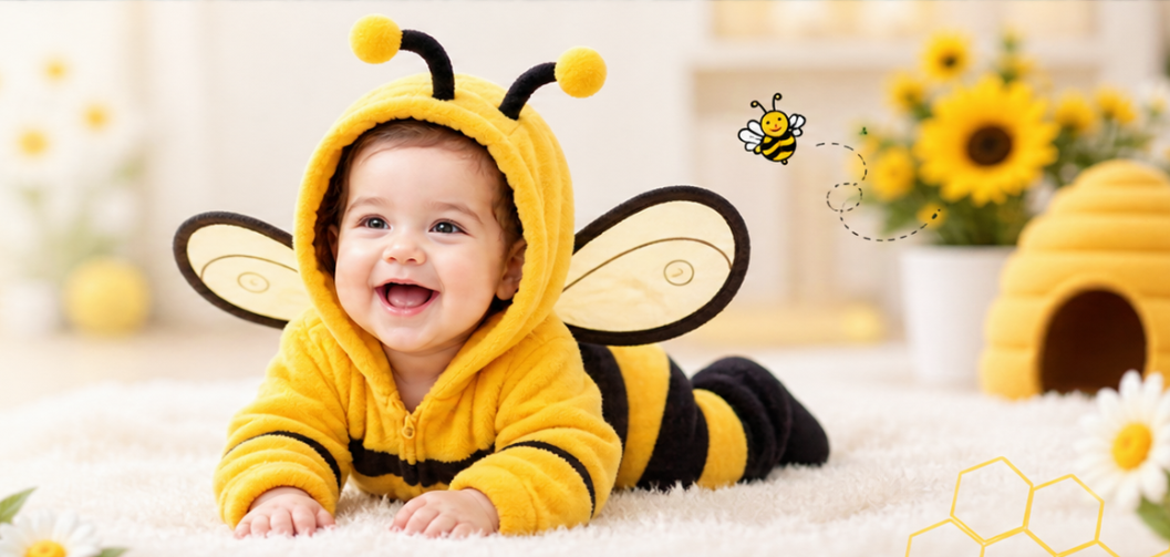Bee costumes for adults, kids, pets and mascots