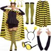 Ramede 6 Pcs Halloween Bee Costume Accessories Cosplay for Women - 1