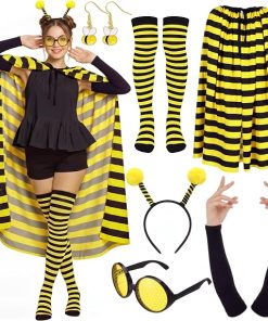 Ramede 6 Pcs Halloween Bee Costume Accessories Cosplay for Women - 1