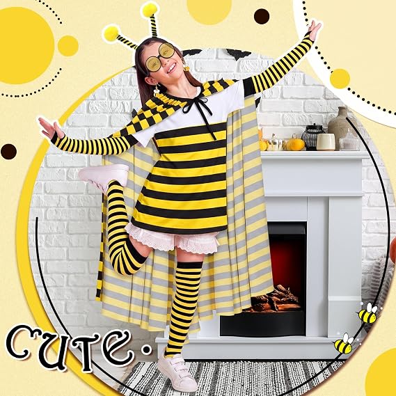 Ramede 6 Pcs Halloween Bee Costume Accessories Cosplay for Women - Image 3