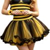 Women Halloween Bee Costume with Wings Ladybug Cospaly Dress Themed Party - 1
