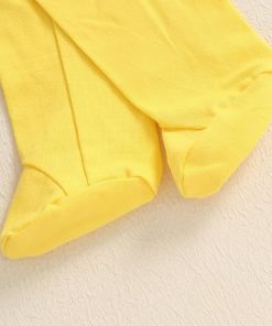 Alternative view of Baby Halloween Costumes Bee/Pumpkin/Ghost Costume Zipper Hooded Sleeveless Romper Stockings Infant Halloween Clothes