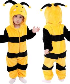 TONWHAR Animal Costume for Infants & Toddlers - Boys & Girls One-Piece Romper Jumpsuit for Halloween & Daily Playwear - 1