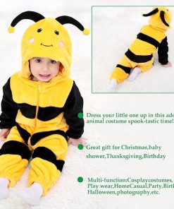 Alternative view of TONWHAR Animal Costume for Infants & Toddlers - Boys & Girls One-Piece Romper Jumpsuit for Halloween & Daily Playwear