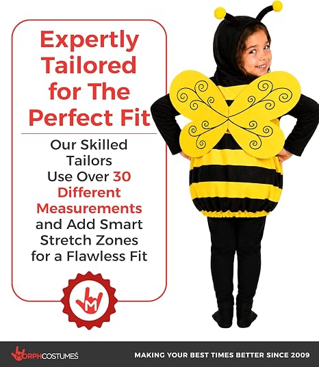 fun shack Toddler Bee Costume Kids, Halloween Costumes for Kids - Image 4