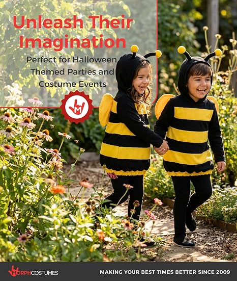 fun shack Toddler Bee Costume Kids, Halloween Costumes for Kids - Image 6